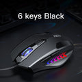 USB Wired Gaming Mouse - 4-Gear DPI, 6 Buttons, Macro Programming