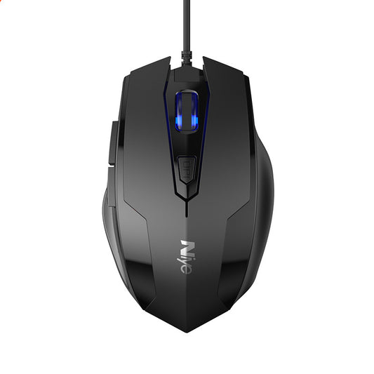 USB Wired Gaming Mouse - 4-Gear DPI, 6 Buttons, Macro Programming
