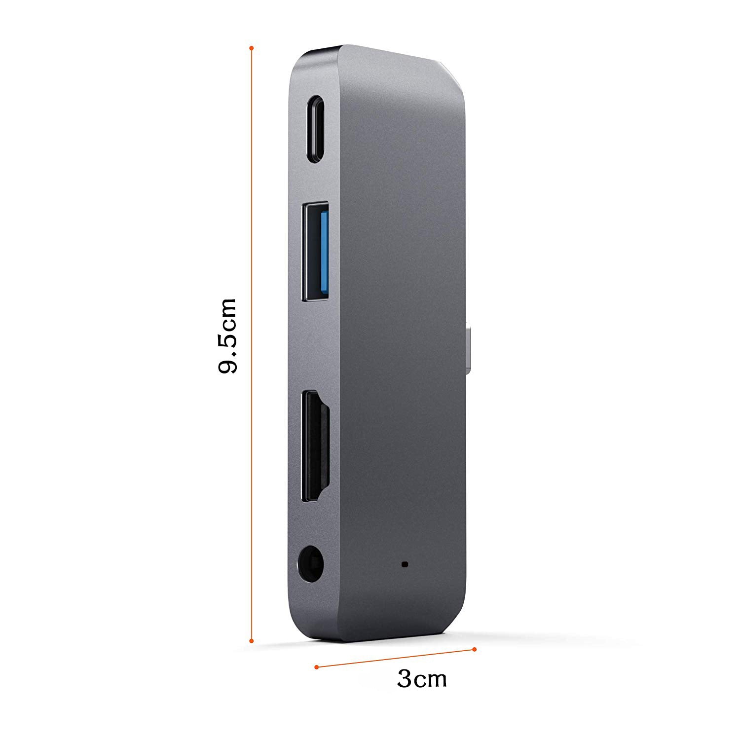 4-in-1 USB-C Hub - HDMI, 3.5mm Audio, USB 3.0, PD Charging
