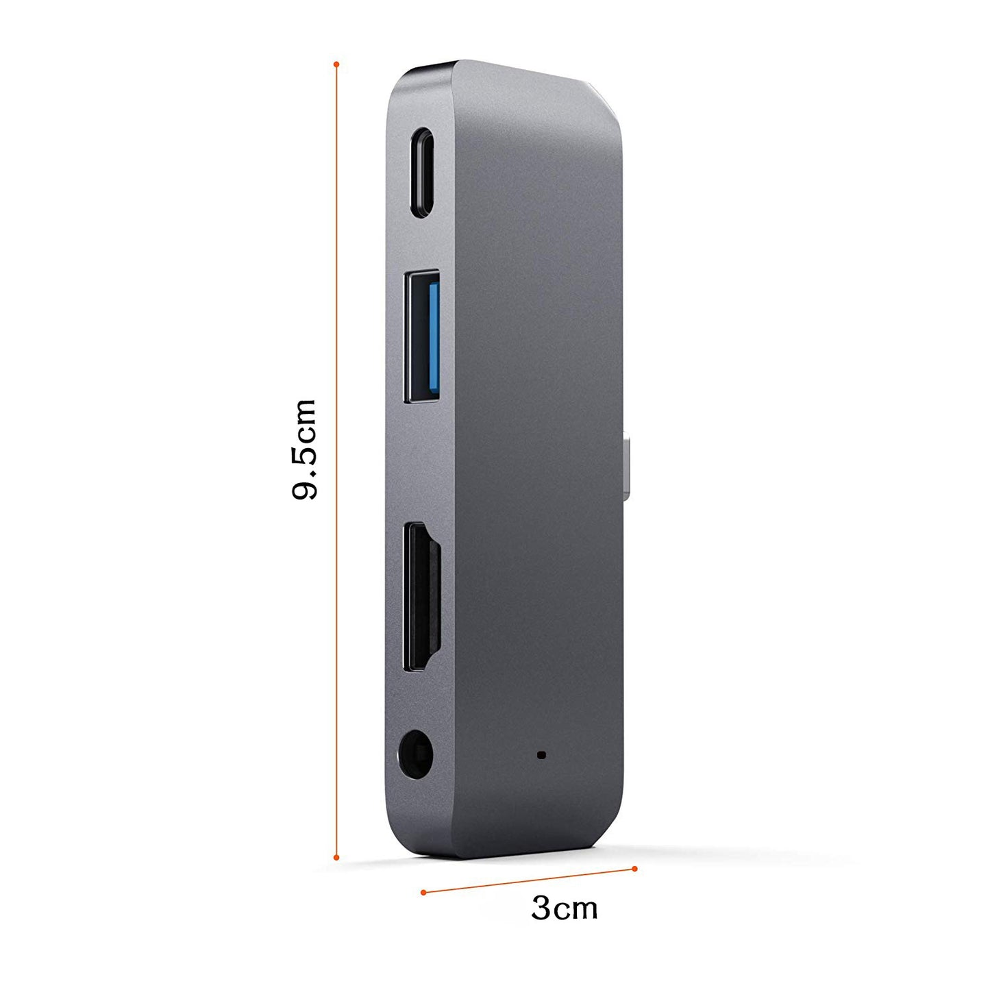 4-in-1 USB-C Hub - HDMI, 3.5mm Audio, USB 3.0, PD Charging