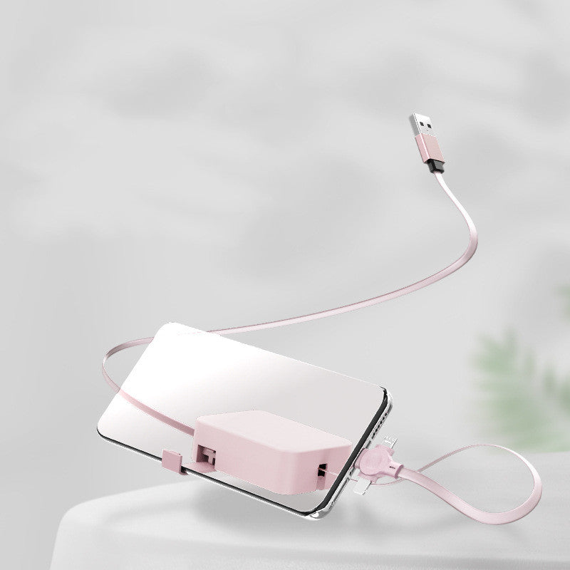 4-in-1-retractable-usb-cable-creative-macaron-type-c-micro-cable-for-i-phone-with-phone-stand-charging-data-cable-line-storage-box