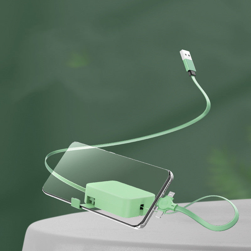 4-in-1-retractable-usb-cable-creative-macaron-type-c-micro-cable-for-i-phone-with-phone-stand-charging-data-cable-line-storage-box
