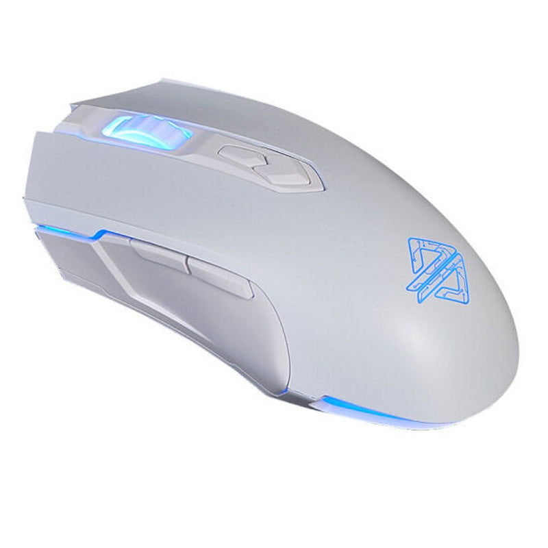 AJ52 Wired Gaming Mouse - Macro Programming, USB | Black, White, Blue & Green