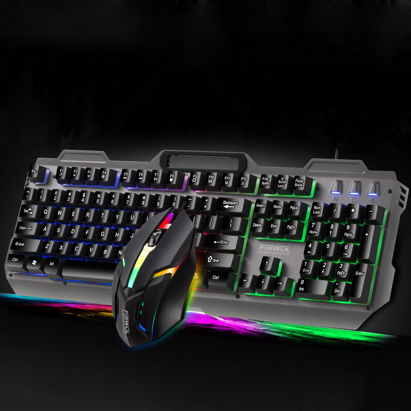 KT600 Wired Gaming Keyboard & Mouse Combo | Backlit | Mechanical Feel | USB