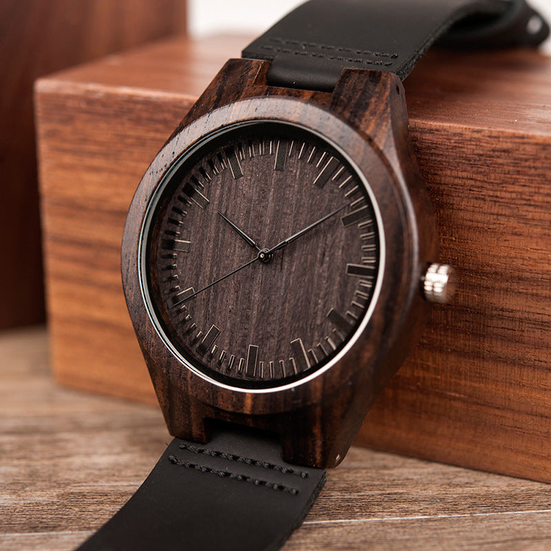 BOBO BIRD D26 Wooden Quartz Watch – Engraved Personalised Gift for Men & Women – product image 5 of 5 | Fidmat24 Tech Market