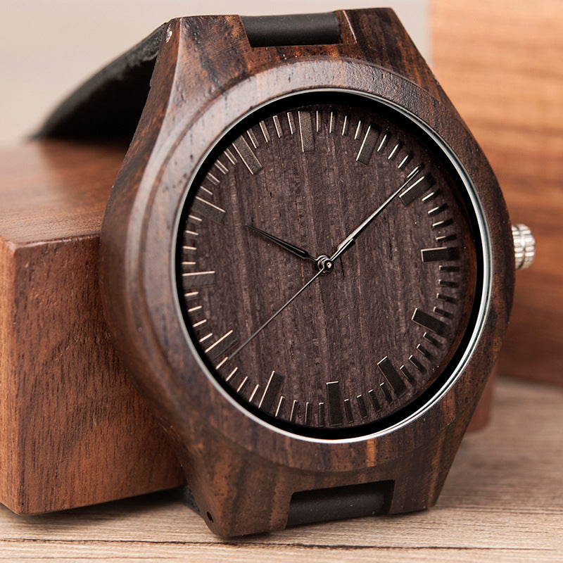 BOBO BIRD D26 Wooden Quartz Watch – Engraved Personalised Gift for Men & Women – product image 2 of 5 | Fidmat24 Tech Market