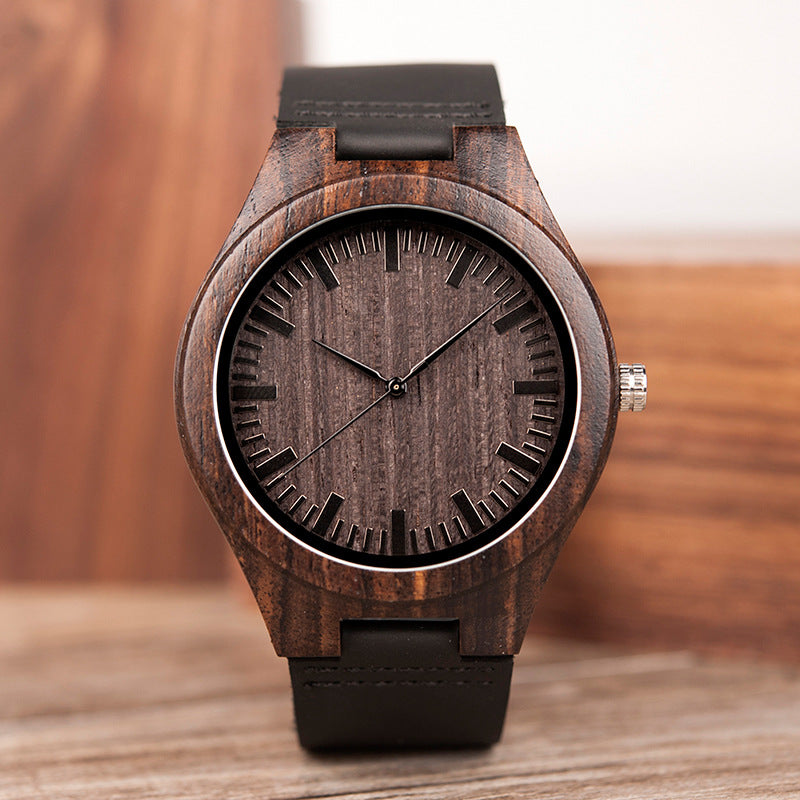 BOBO BIRD D26 Wooden Quartz Watch – Engraved Personalised Gift for Men & Women – product image 3 of 5 | Fidmat24 Tech Market