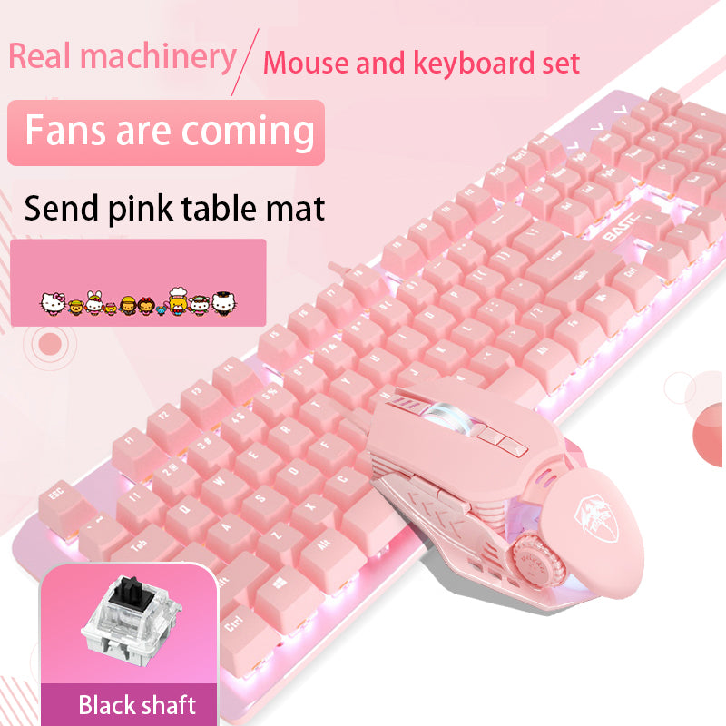 pink-real-mechanical-keyboard-and-mouse-set-girls-cute-gaming-games-dedicated-wired-green-axis-red-axis-girl-heart-luminous-wired-notebook