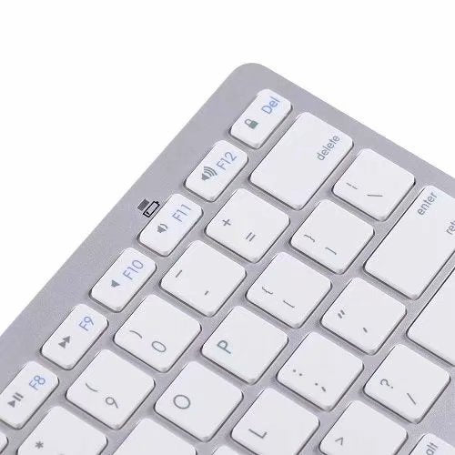 Slim Bluetooth Keyboard for Tablet & Phone - 7", 9" & 10" | Black & White