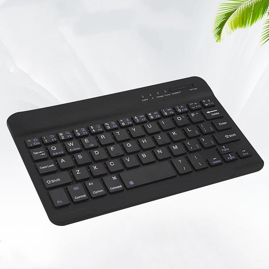 Slim Bluetooth Keyboard for Tablet & Phone - 7", 9" & 10" | Black & White
