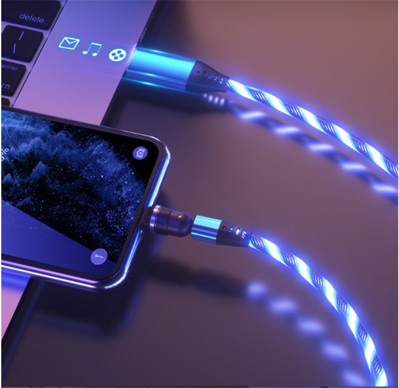 540-rotate-luminous-magnetic-cable-3a-fast-charging-mobile-phone-charge-cable-for-led-micro-usb-type-c-for-i-phone-cable