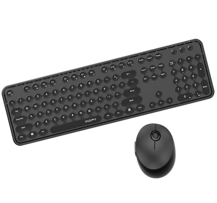Aesthetic Wireless Keyboard & Mouse Combo - 1600 DPI, Waterproof, Multimedia Keys | 8 Colourways
