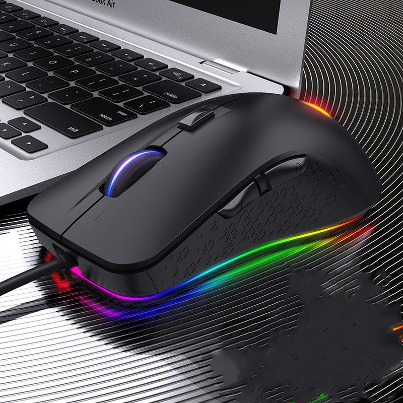 G402 RGB E-Sports Gaming Mouse - 4000 DPI, 80 IPS, Full Macro, 1.68m Braided Cable | Black & White
