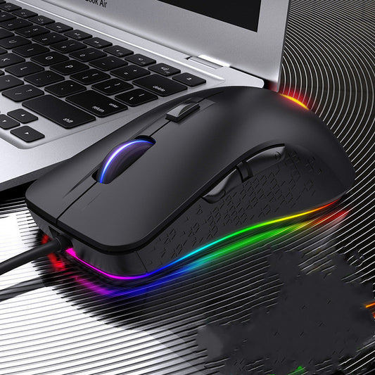 G402 RGB E-Sports Gaming Mouse - 4000 DPI, 80 IPS, Full Macro, 1.68m Braided Cable | Black & White