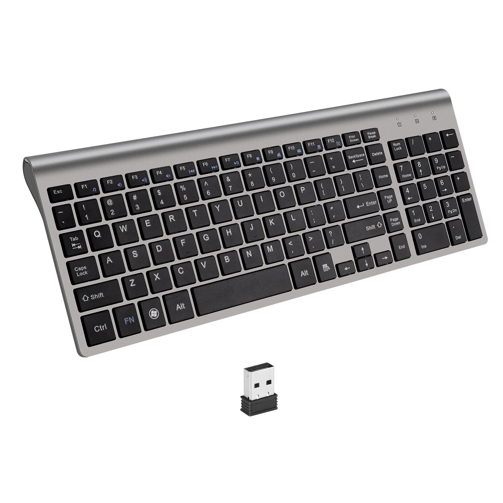Ultra-Thin Wireless USB Mini Silent Keyboard – product image 6 | Fidmat24 Tech Market