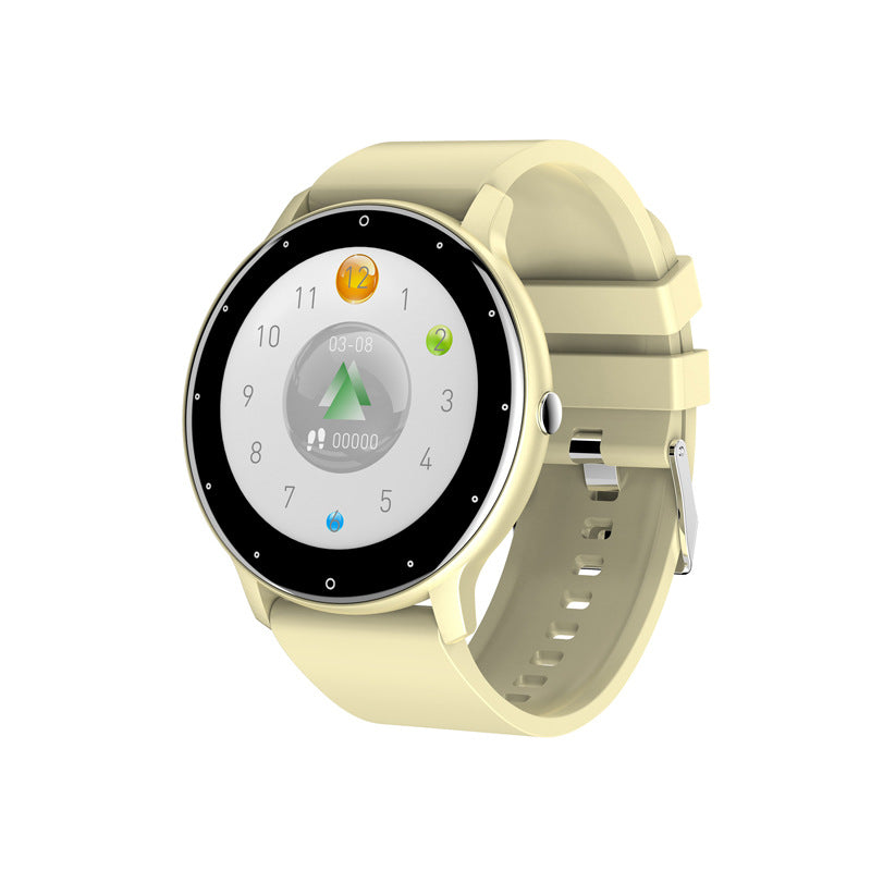 PulseMate Pro Smart Watch – Health & Fitness Tracker with Heart Rate & Weather – Yellow