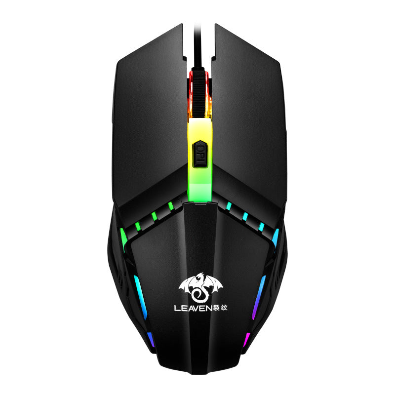 RGB Wired Gaming Mouse - 4000 DPI, 7 Buttons, 4-Way Scroll Wheel
