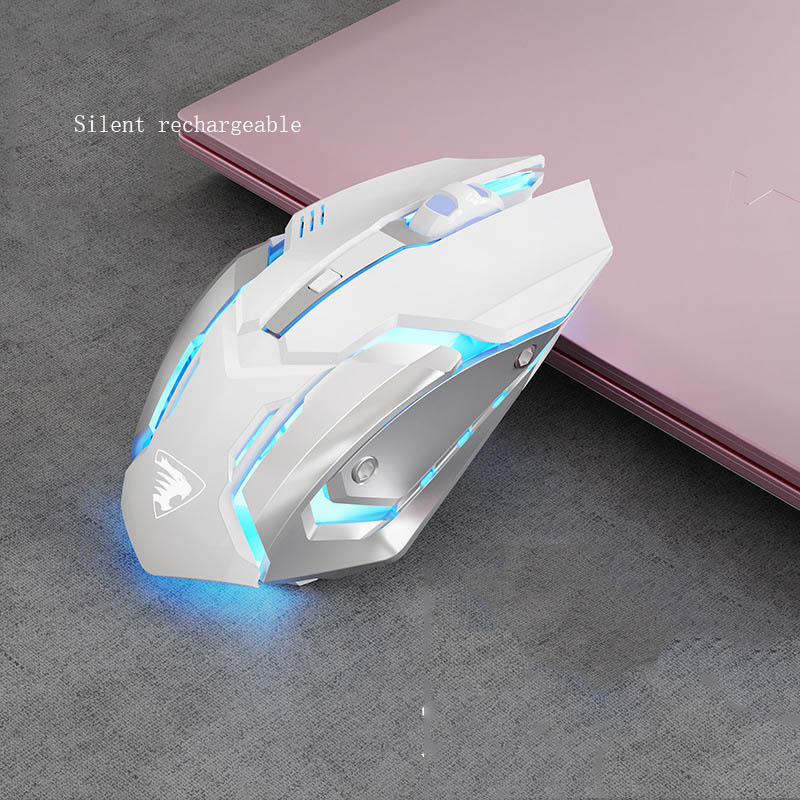 Silent Rechargeable Wireless Mouse - 1600 DPI, 7 Buttons | 2.4GHz or Dual-Mode Bluetooth | 13 Styles