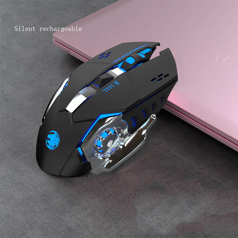Silent Rechargeable Wireless Mouse - 1600 DPI, 7 Buttons | 2.4GHz or Dual-Mode Bluetooth | 13 Styles