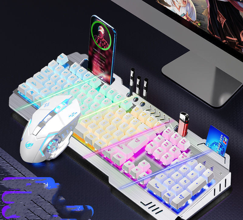 Wireless Gaming Keyboard, Mouse & Headset 3-Piece Combo Set | RGB Backlit | 18 Styles