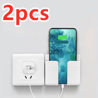mobile-phone-charging-storage-rack-punch-free-sticky-storage-box