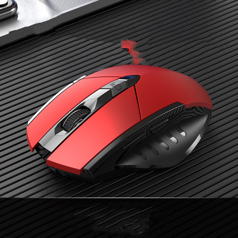 Silent Wireless Charging Mouse - Four-Way Scroll, Ergonomic | Standard & Tri-Mode Bluetooth Versions