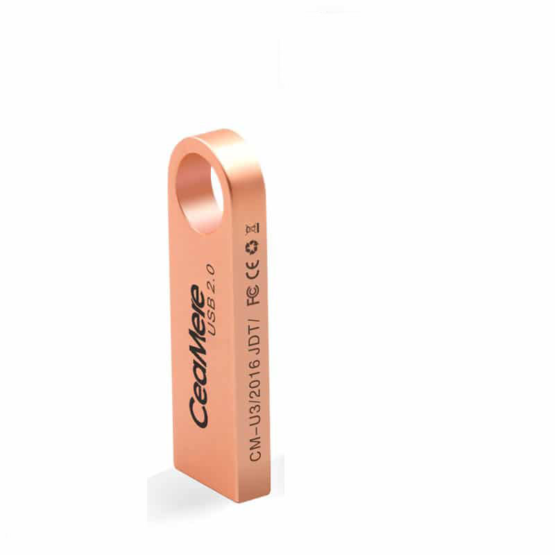 Ultra-Slim Metal USB 2.0 Flash Drive - Lightweight Portable Storage