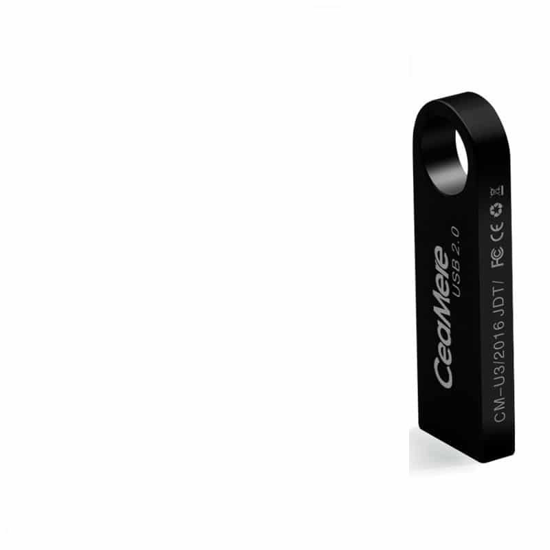 Ultra-Slim Metal USB 2.0 Flash Drive - Lightweight Portable Storage