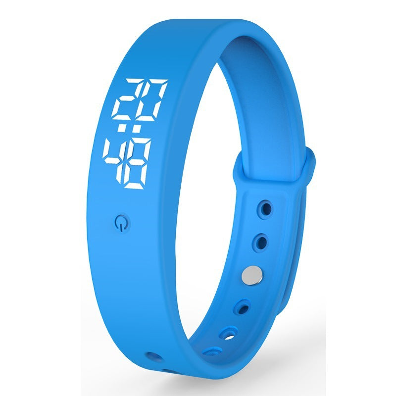 V9 Smart Band – Body Temperature Monitor with Vibration Alerts & Touch Display – Green