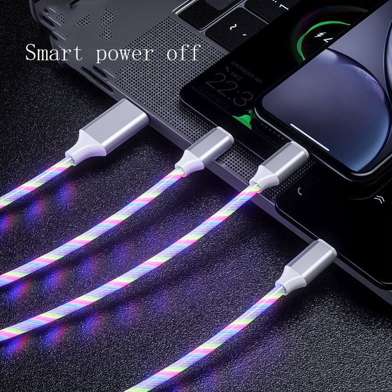 3-in-1-micro-usb-type-c-cable-led-flowing-light-type-c-chager-cable-mobile-phone-charging-wire