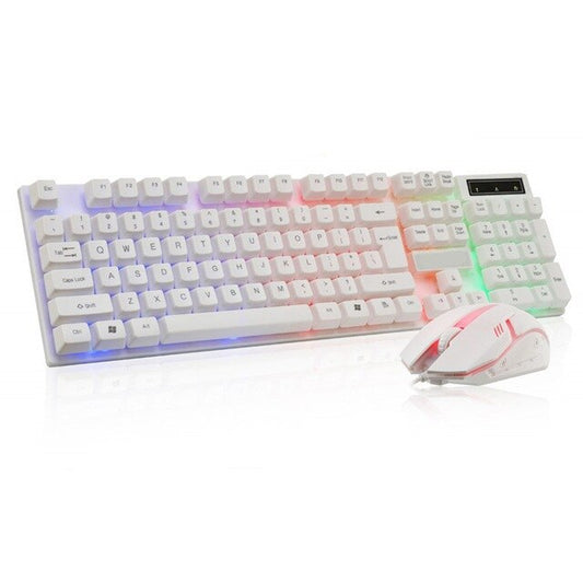 BOSSTON 8310 Wired Keyboard & Mouse Combo - USB Backlit Gaming Set