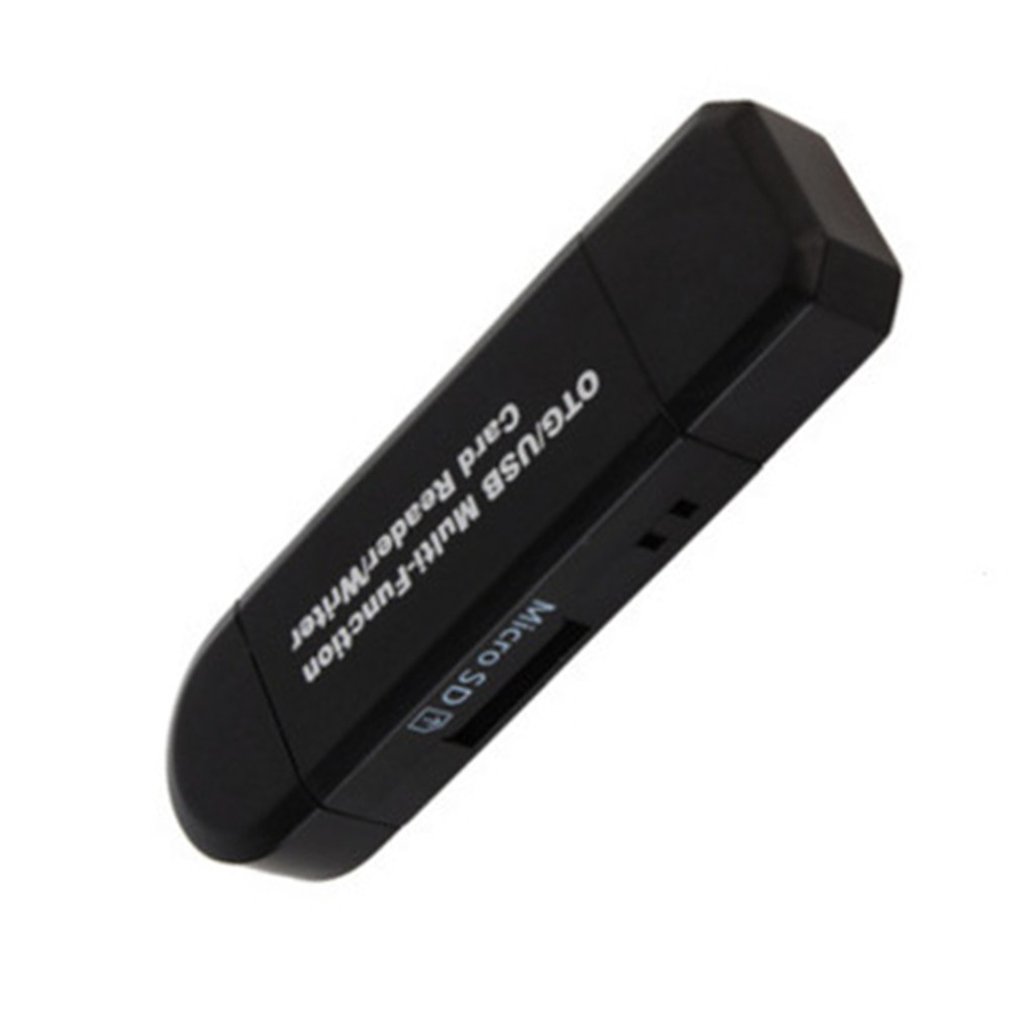 USB OTG Card Reader - SD & MicroSD for Phones, Tablets & Computers