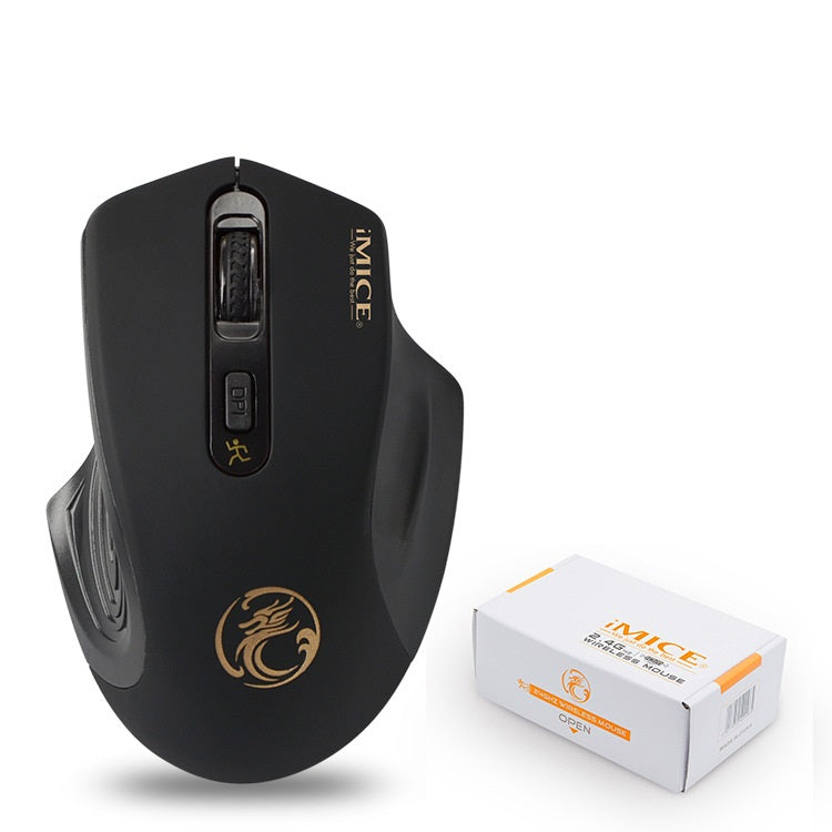 2.4GHz Wireless Gaming Mouse - Silent or Standard Click, 1600 DPI, 4-Gear, Four-Way Scroll | 4 Colours