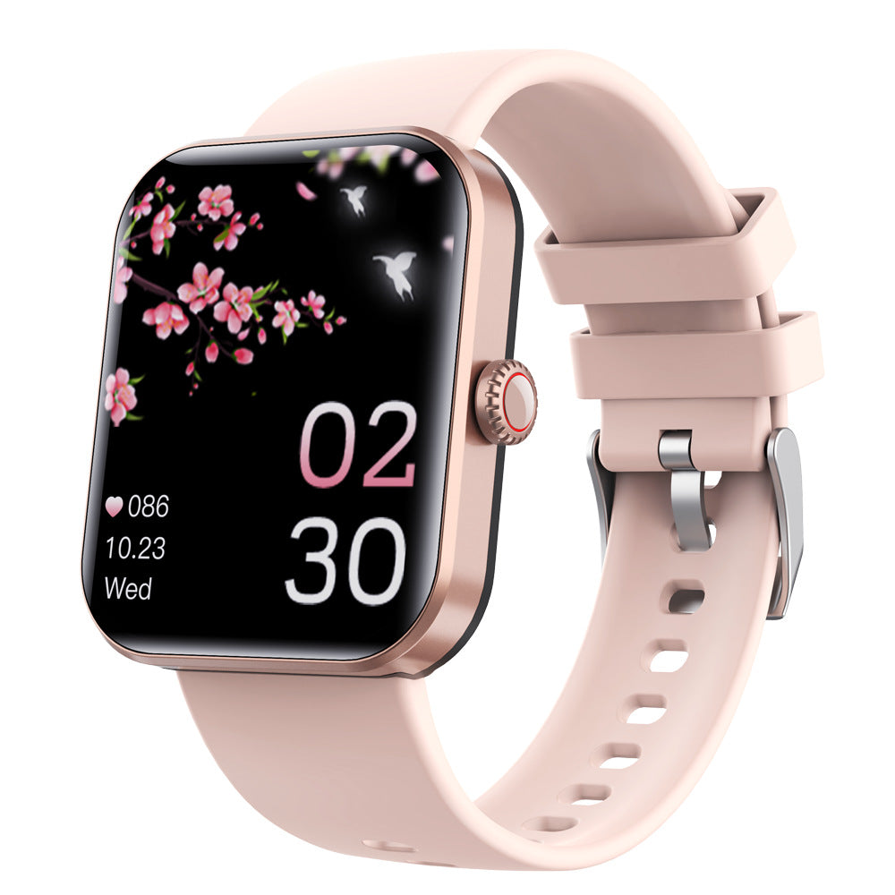 F57L Sports Smart Watch – Heart Rate, Blood Pressure & IPS Display – Black set / English version