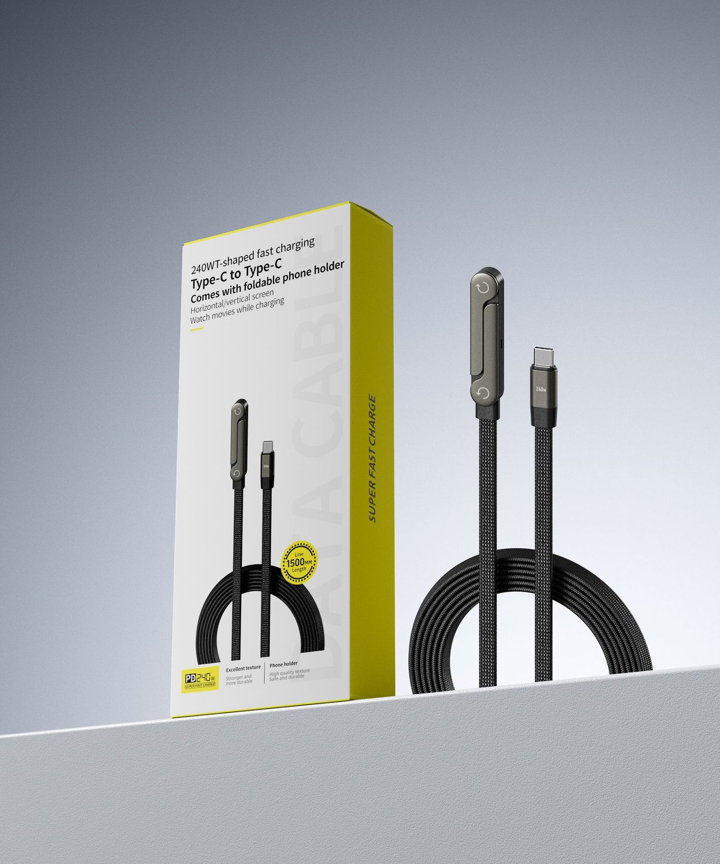 fast-charging-foldable-bracket-data-cable-2-in-1-data-wire-foldable-phone-tablet-stand-type-c-to-type-c-usb-a-to-type-c
