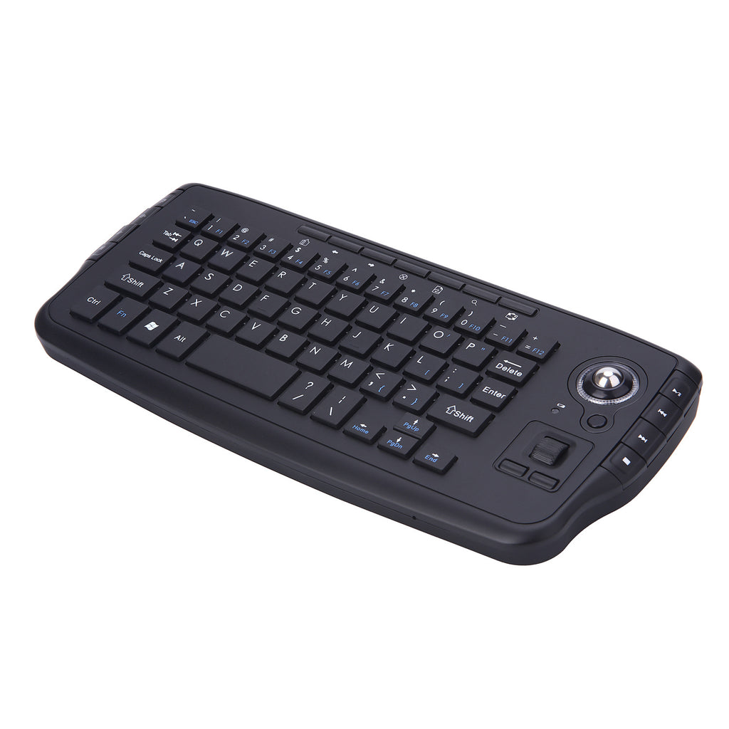 Mini 2.4G Wireless Keyboard with Integrated Touchpad - 78 Keys, Multimedia Shortcuts