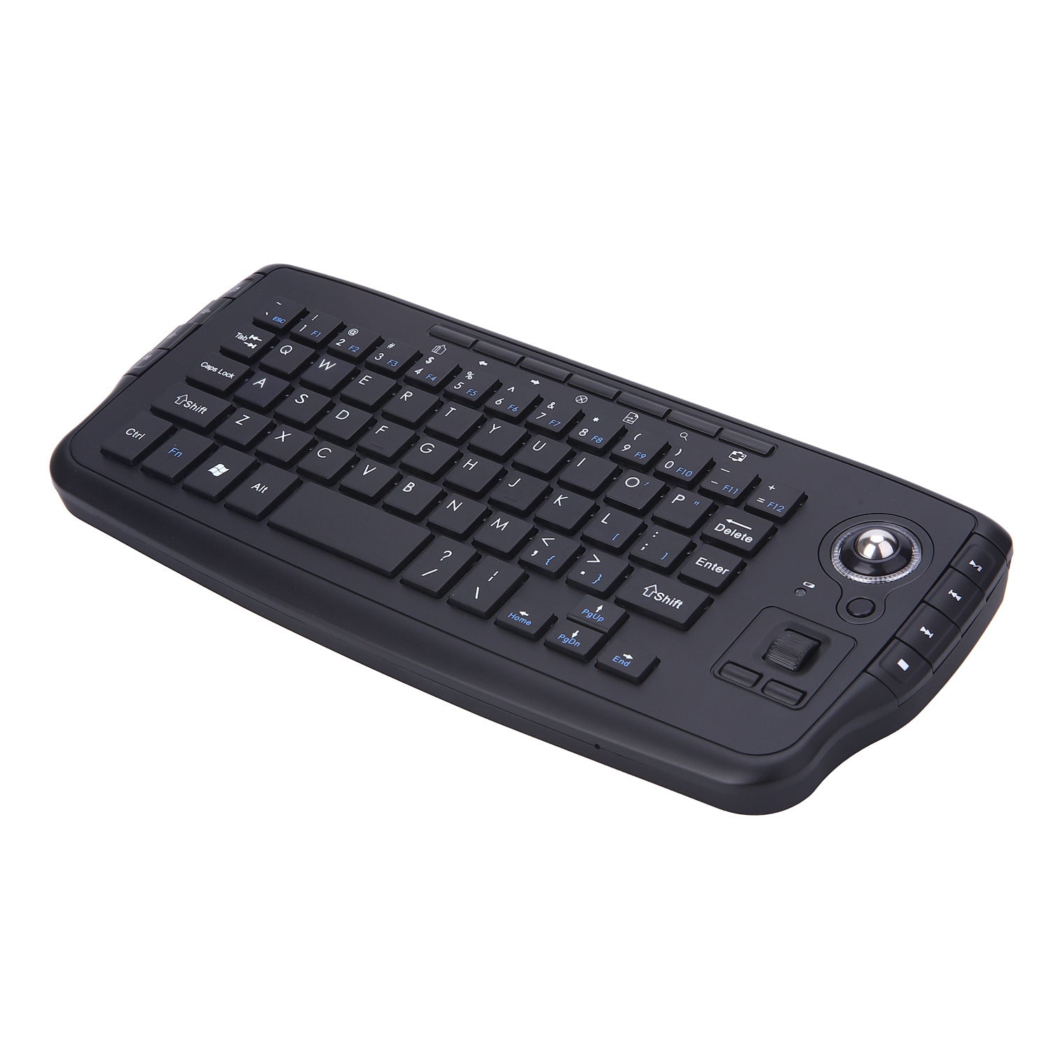 Mini 2.4G Wireless Keyboard with Integrated Touchpad - 78 Keys, Multimedia Shortcuts