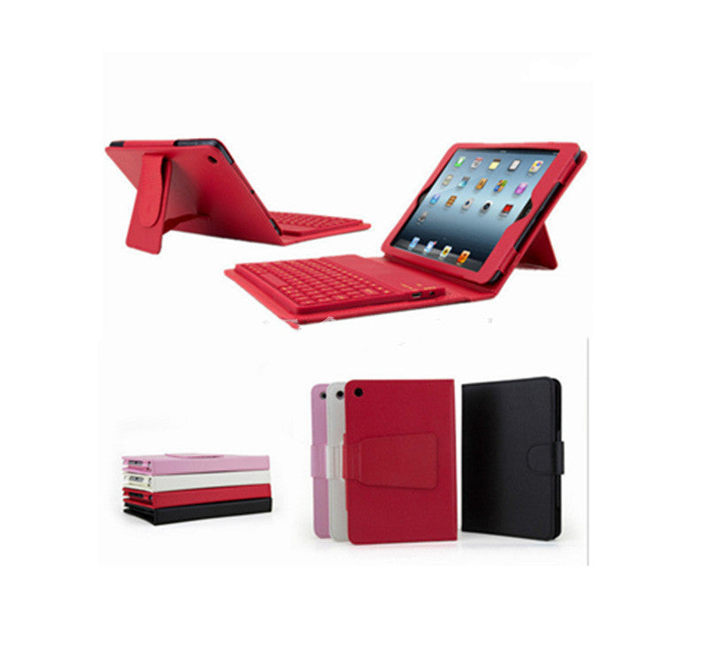 iPad Mini 1/2/3/4 Waterproof Silicone Bluetooth Keyboard Case - 55hr Battery, 60-Day Standby