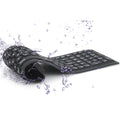 IP67 Waterproof Foldable Silicone Bluetooth Keyboard - 108 Keys, 10m Range