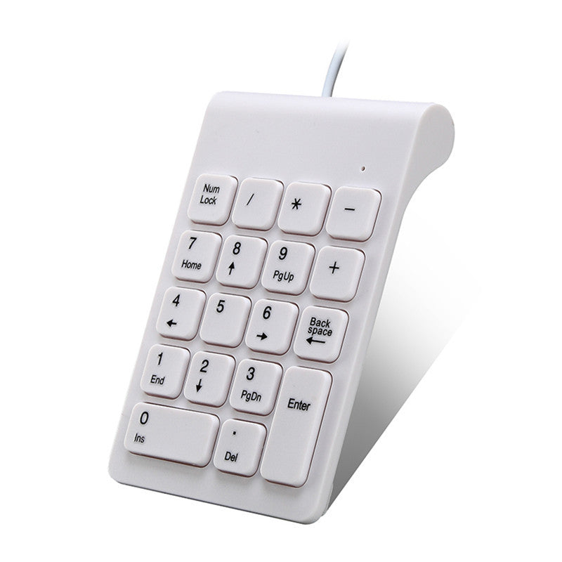 USB Numeric Keypad - 18-Key Number Pad, Wired, Plug & Play, 1.3m Cable