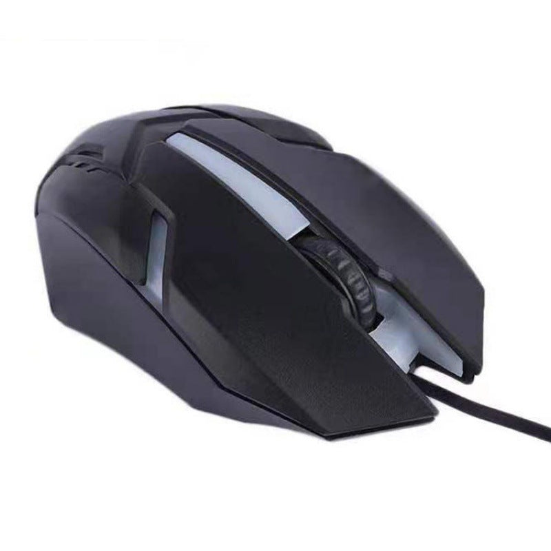 X1 Wired Luminous Mouse - USB, 1.2m Cable | Black & White