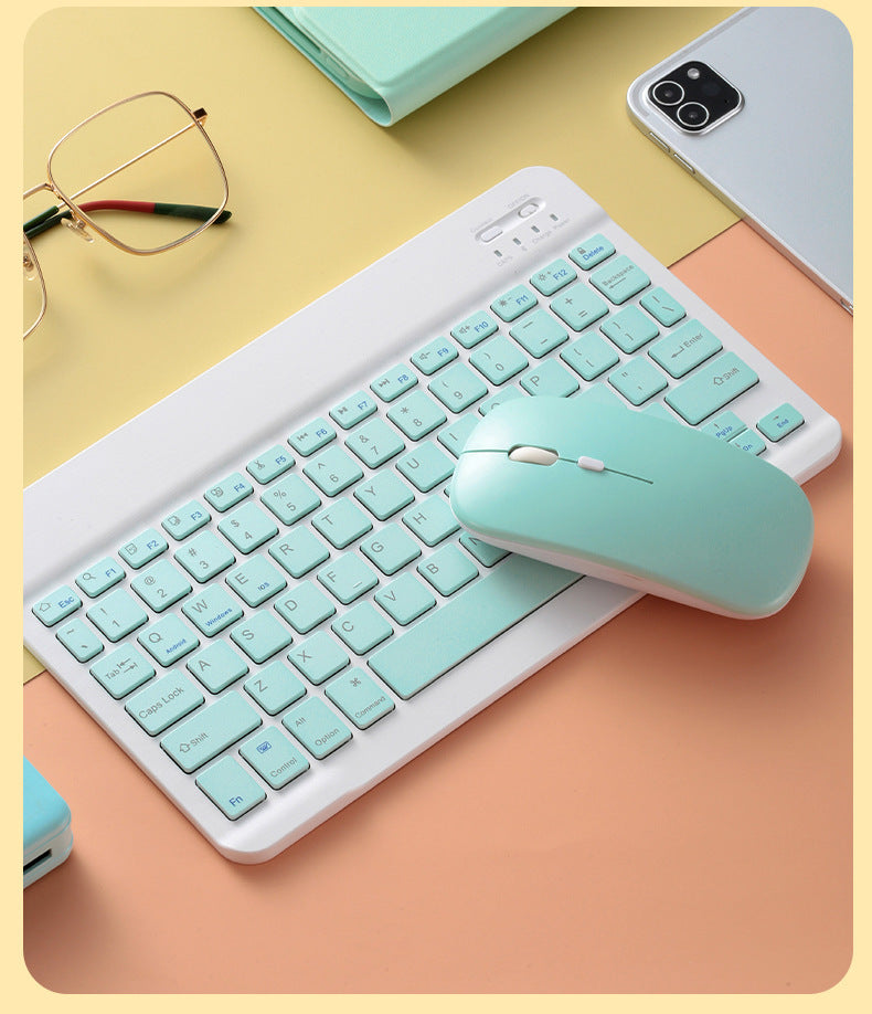 Ultra-Thin Dual-Mode Wireless Mouse - 2.4GHz & Bluetooth, 4-Gear DPI, Four-Way Scroll | 8 Colours