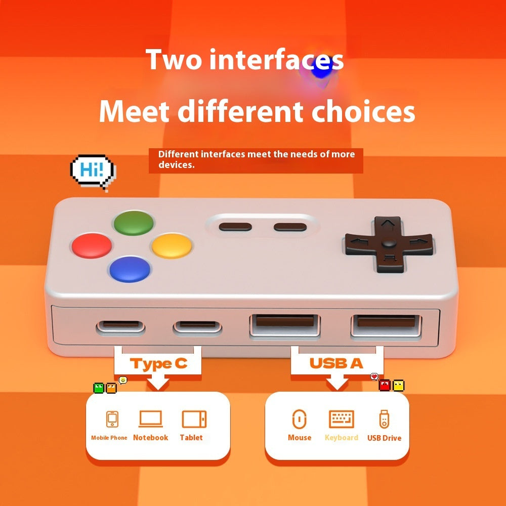 creative-personality-cartoon-game-modeling-hub-four-in-one