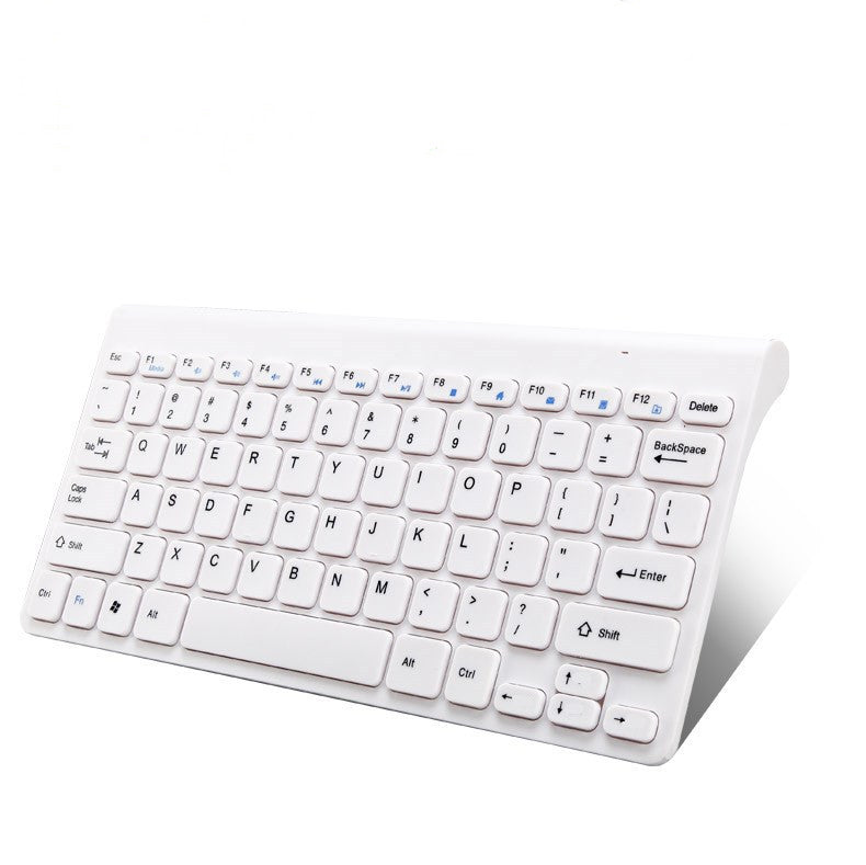 2.4GHz Wireless Keyboard & Mouse Combo - 78 Keys, 10m Range, Auto-Sleep | Black & White