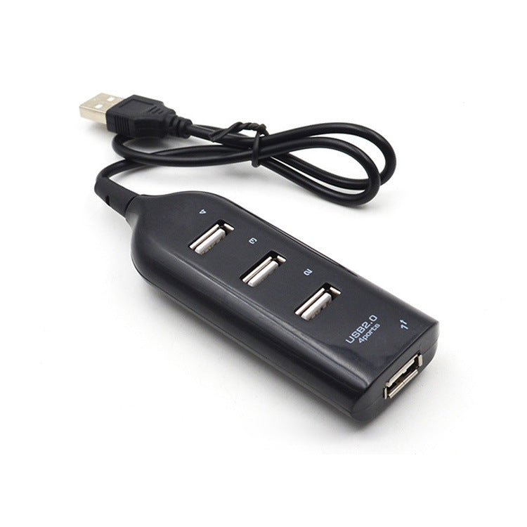 4-Port USB 2.0 Hub with 50cm Cable - Powered Hub for Multiple Devices