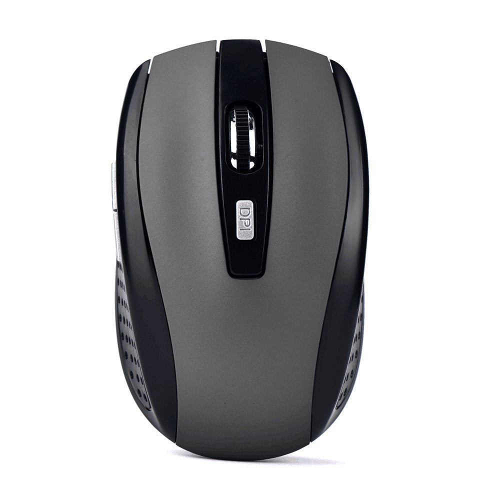 7500 Wireless Matte Optical Mouse | 2.4G | 1200 DPI | 6 Buttons | Black, Silver & Blue