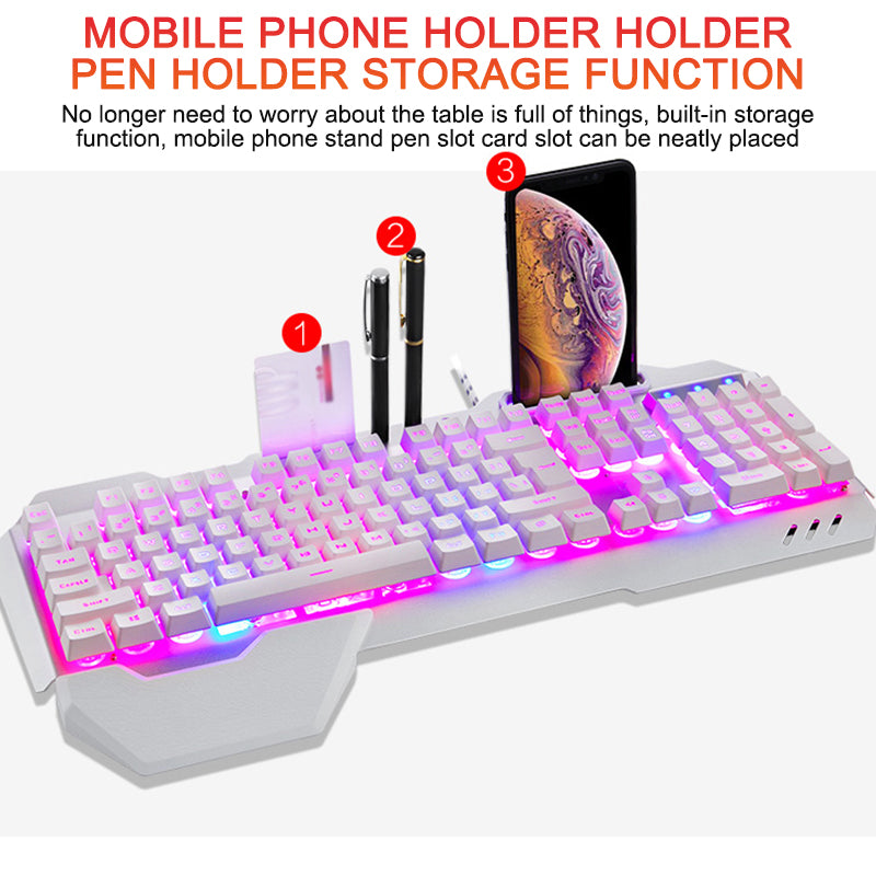 ergonomicwired-gaming-keyboard-with-rgb-backlight-phone-holder