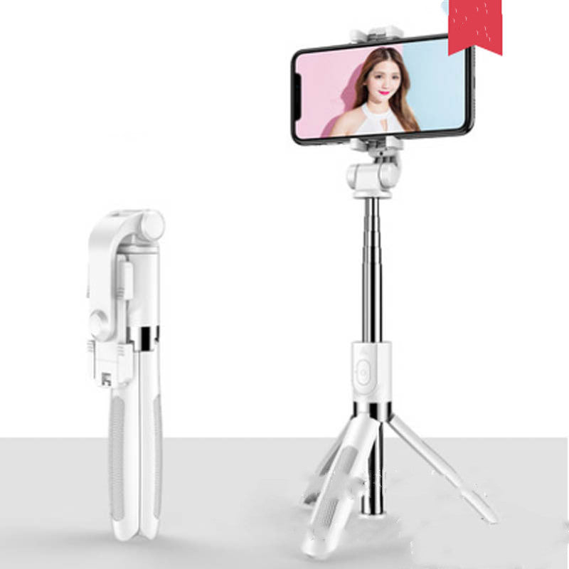 compatible-with-apple-tripod-selfie-stick-mobile-universal-live-triangle-bracket-one-bluetooth-selfie-artifact