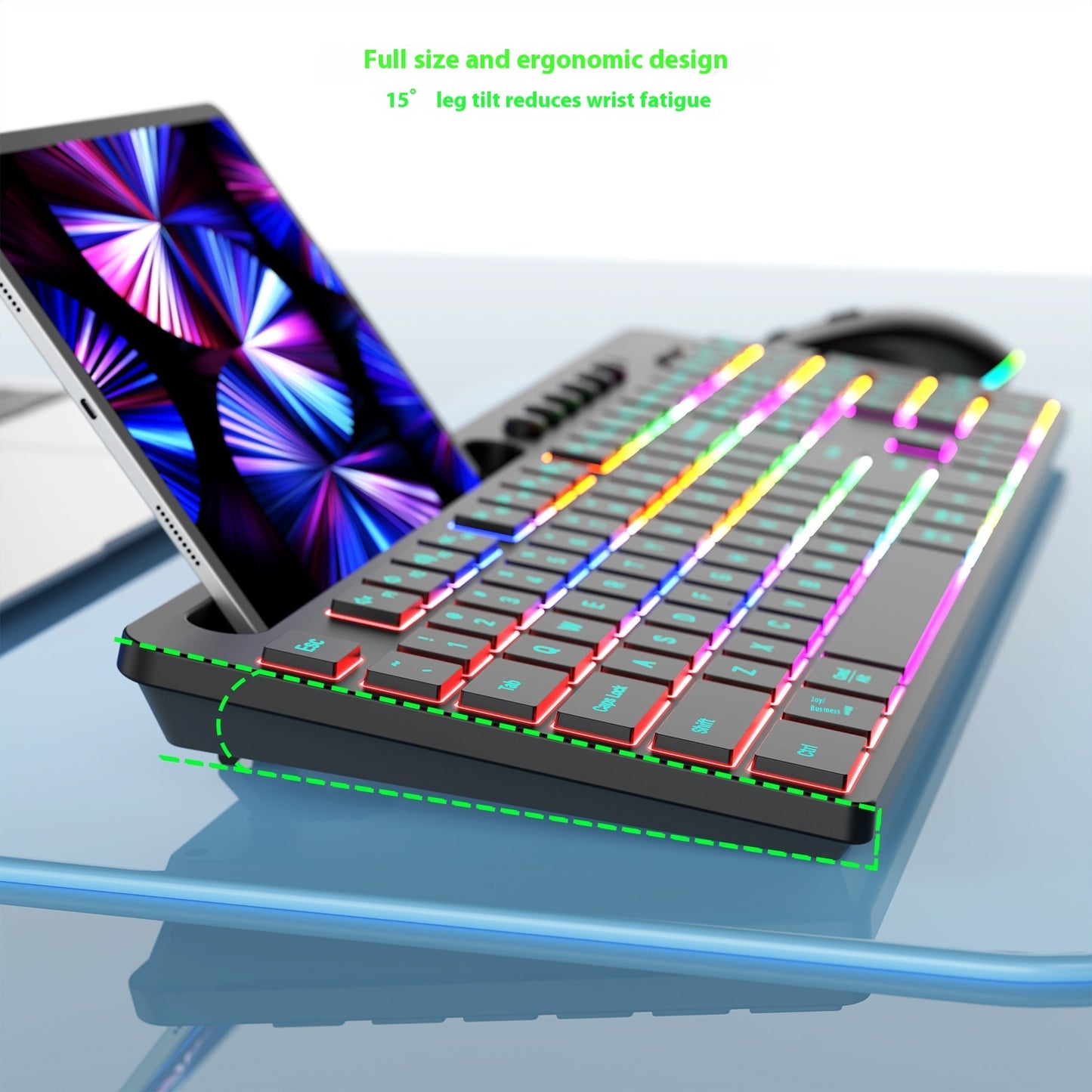 wireless-keyboard-and-mouse-one-piece-set-with-card-slot-luminous-ergonomic-business-office