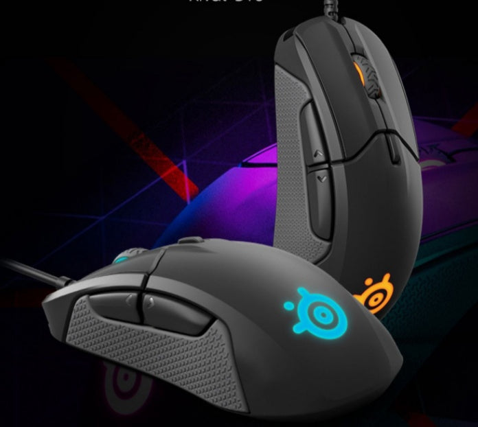 Wired Gaming Mouse - 12000 DPI, 6-Gear, 6 Buttons, Ergonomic, 2m Cable | Black